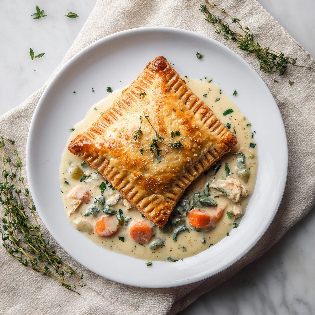 Classic Chicken Pot Pie Recipe - Recipe Image — Classic Chicken Pot Pie, comforting chicken pot pie, homemade chicken pot pie, easy chicken pot pie recipe, flaky chicken pot pie crust