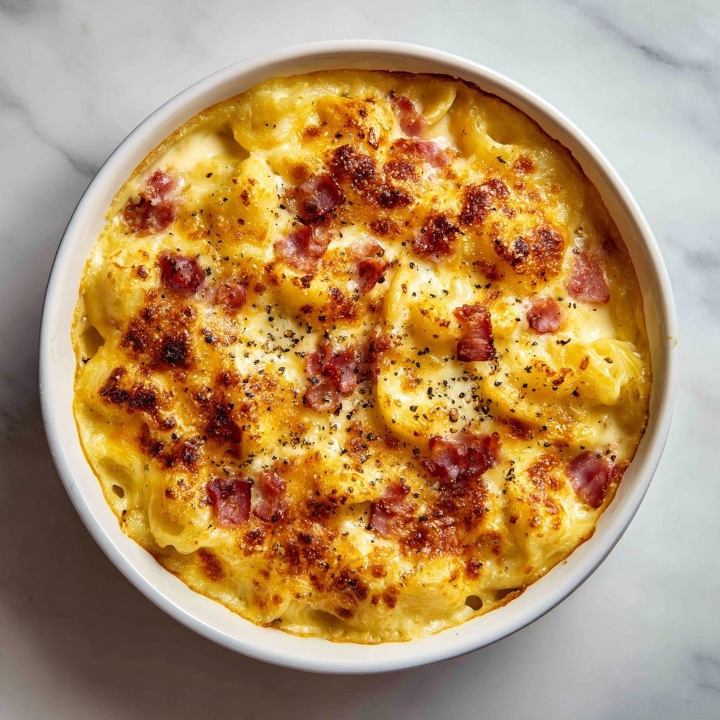 Baked Macaroni and Cheese Recipe - Recipe Image — Baked Macaroni and Cheese, baked mac and cheese recipe, cheesy baked pasta, homemade baked mac and cheese, easy baked macaroni and cheese