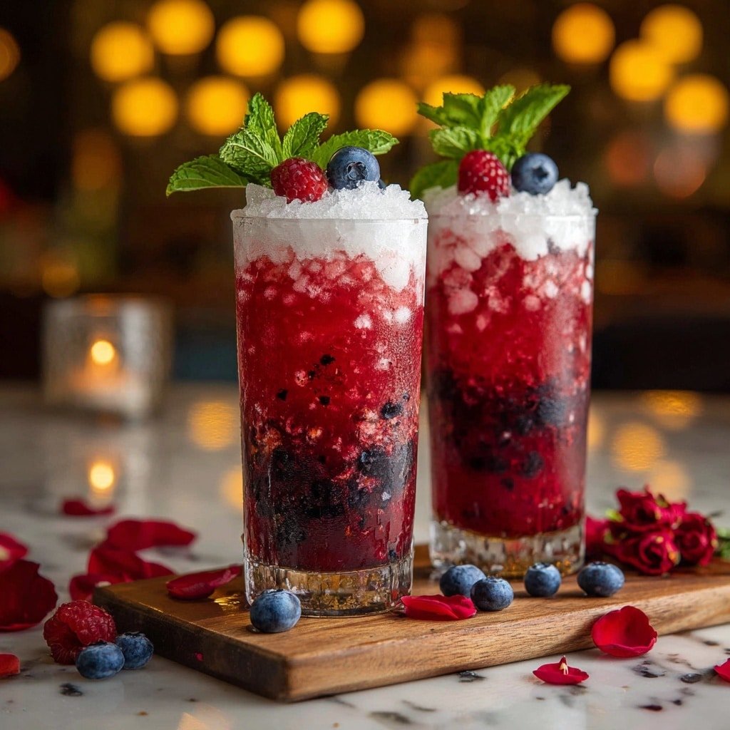 Berry Coconut Bliss Recipe - Recipe Image — Berry Coconut Bliss, refreshing fruit smoothie, tropical berry drink, healthy coconut smoothie, quick berry coconut drink