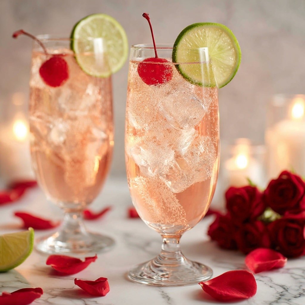 Cherry Lime Sparkler Recipe - Recipe Image — Cherry Lime Sparkler, refreshing summer beverages, easy sparkling drink recipe, fruit-infused fizzy drink, fruity mocktail ideas