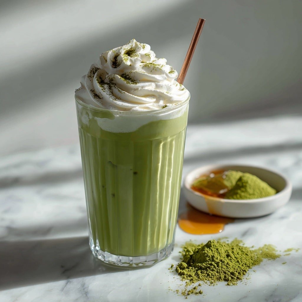 Matcha Green Tea Milkshake Recipe - Recipe Image — Matcha Green Tea Milkshake, Matcha Green Tea Shake, Matcha Milkshake Recipe, Creamy Matcha Drink, Refreshing Matcha Beverage