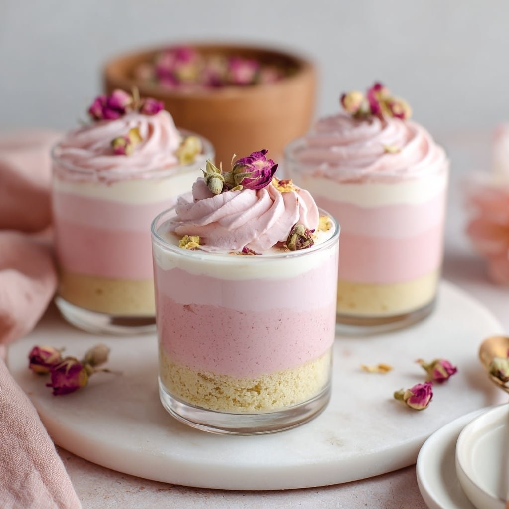 Rose Tiramisu with Mascarpone Recipe - Recipe Image — Rose Tiramisu with Mascarpone, floral tiramisu, elegant dessert, easy homemade tiramisu, spring-inspired dessert