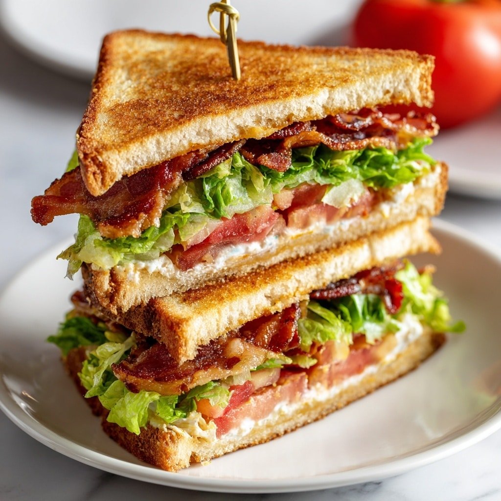 Chicken Club Sandwich Recipe - Recipe Image — Chicken Club Sandwich, chicken club sandwich recipe, easy chicken club sandwich, flavorful club sandwich, quick chicken sandwich