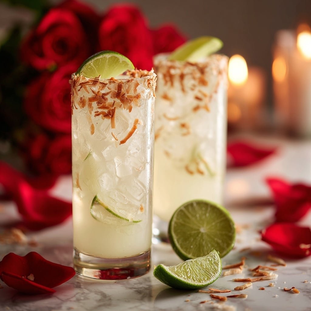 Coconut Lime Mocktail Recipe - Recipe Image — Coconut Lime Mocktail, tropical mocktail recipes, refreshing coconut drinks, easy mocktail ideas, non-alcoholic summer drinks