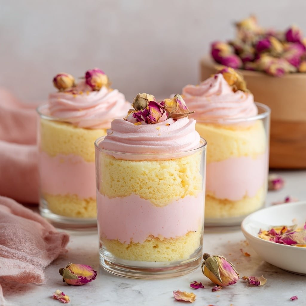 Rose Tiramisu with Mascarpone Recipe - Recipe Image — Rose Tiramisu with Mascarpone, floral tiramisu, elegant dessert, easy homemade tiramisu, spring-inspired dessert