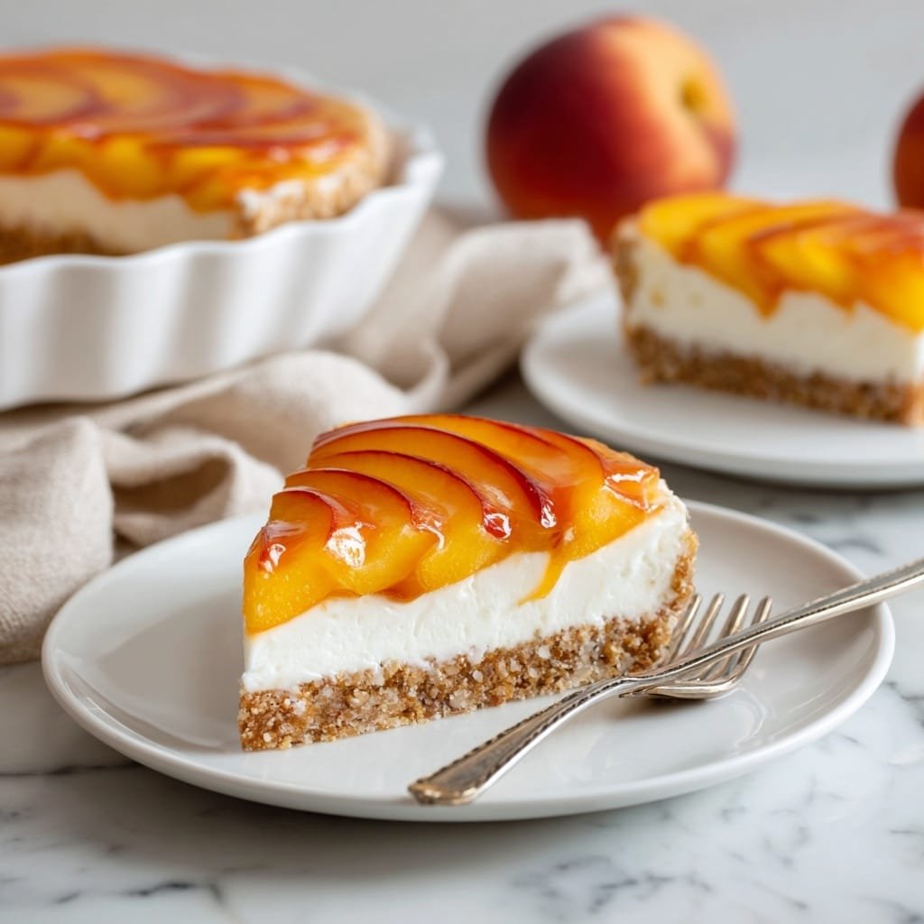 Apricot Cheesecake Tart Recipe - Recipe Image — Apricot Cheesecake Tart, apricot tart recipe, easy cheesecake tart, fruit dessert tart, buttery crust apricot dessert
