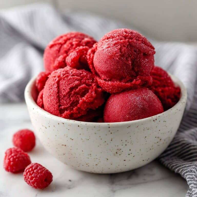 Refreshing Raspberry Sorbet Recipe