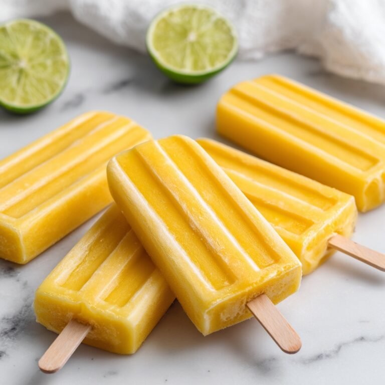 Tropical Mango Popsicles Recipe