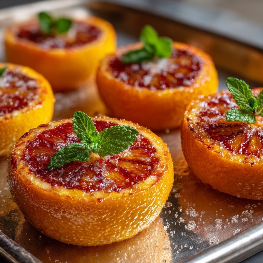 Grapefruit Brûlée Recipe - Recipe Image — Grapefruit Brûlée, citrus brûlée, citrus dessert, healthy citrus recipe, easy brunch dessert