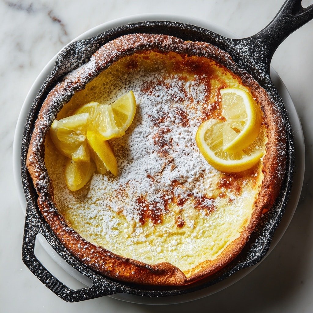 Dutch Baby Pancake Recipe - Recipe Image — Dutch Baby Pancake, Dutch Baby Pancake recipe, easy Dutch Baby, fluffy pancake bake, breakfast Dutch Baby