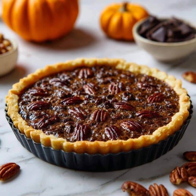 Chocolate Bourbon Pecan Pie Recipe