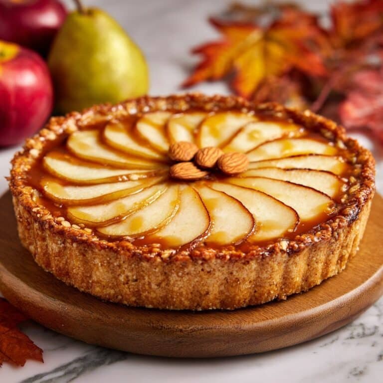 Spiced Pear and Almond Tart Recipe