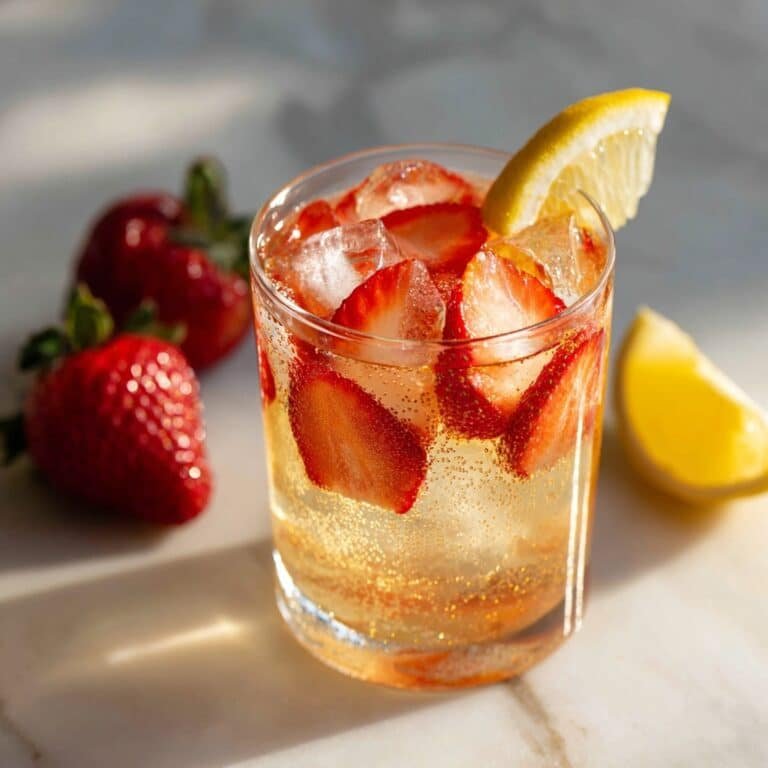 Strawberry Lemonade Spritzer Recipe