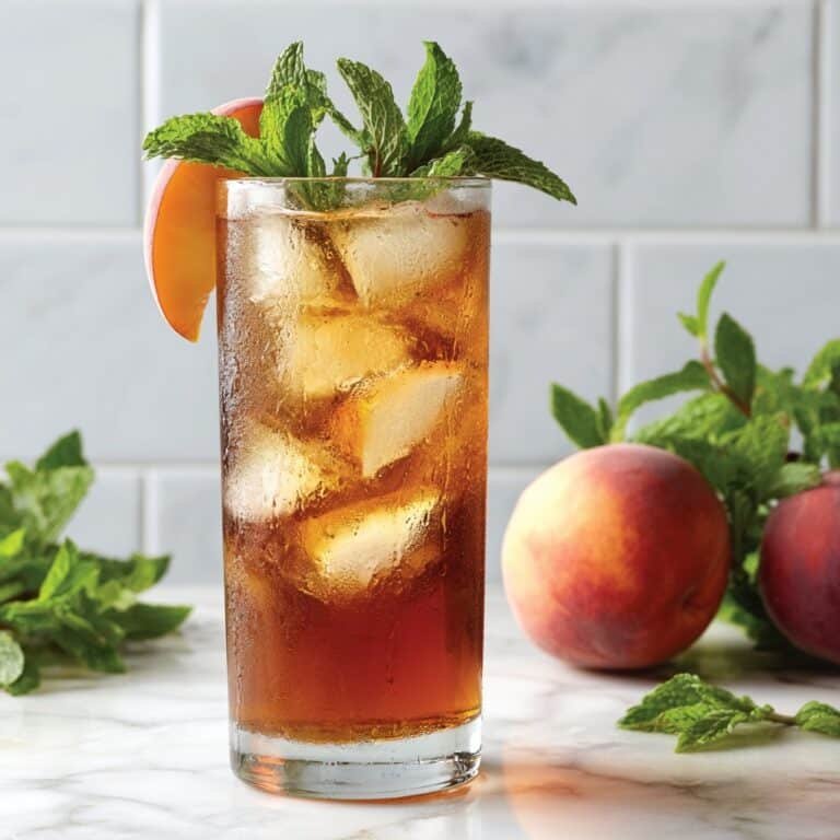 Peach Iced Tea Fizz Recipe