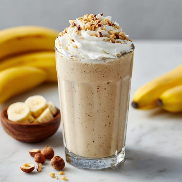 Banana Nutella Milkshake Recipe
