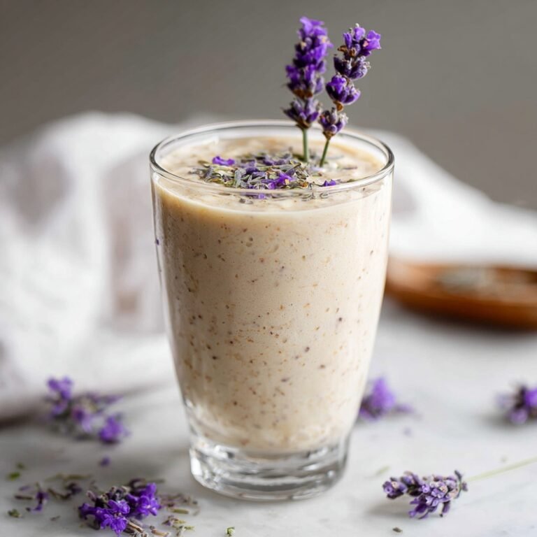 Salted Honey Lavender Milkshake Recipe