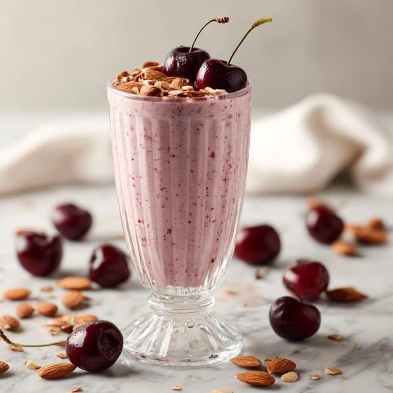 Cherry Almond Milkshake Recipe
