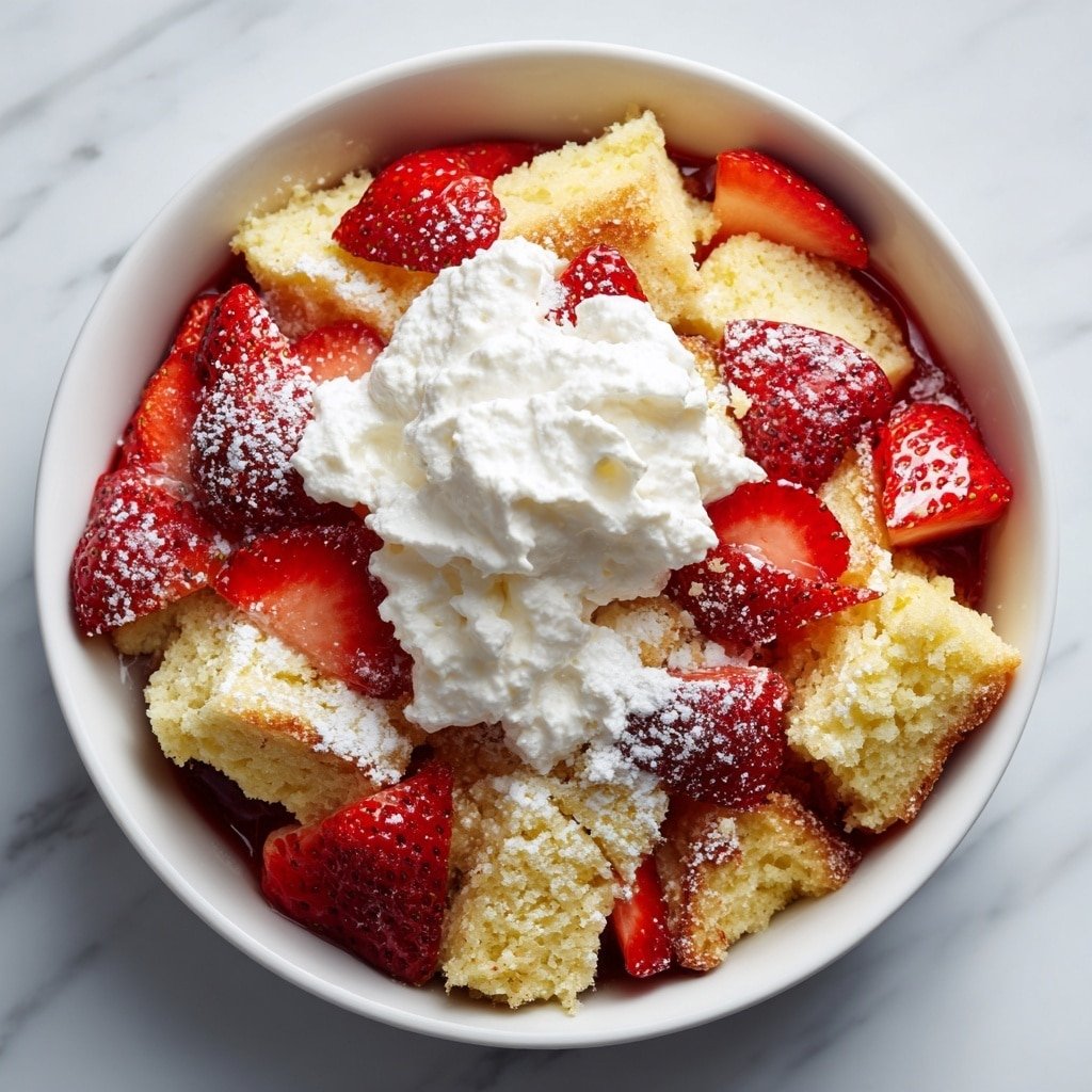 Crockpot Strawberry Shortcake Recipe - Recipe Image — Crockpot Strawberry Shortcake, strawberry shortcake dessert, slow cooker berry treat, easy strawberry dessert, comforting fruit dessert