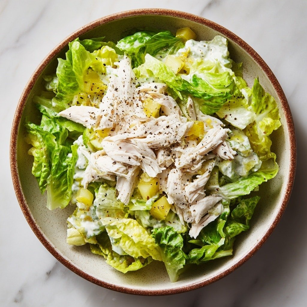 Crockpot Chicken Caesar Salad Recipe - Recipe Image — Crockpot Chicken Caesar Salad, easy crockpot chicken recipes, healthy chicken salad ideas, slow cooker Caesar salad, quick weeknight dinner recipes