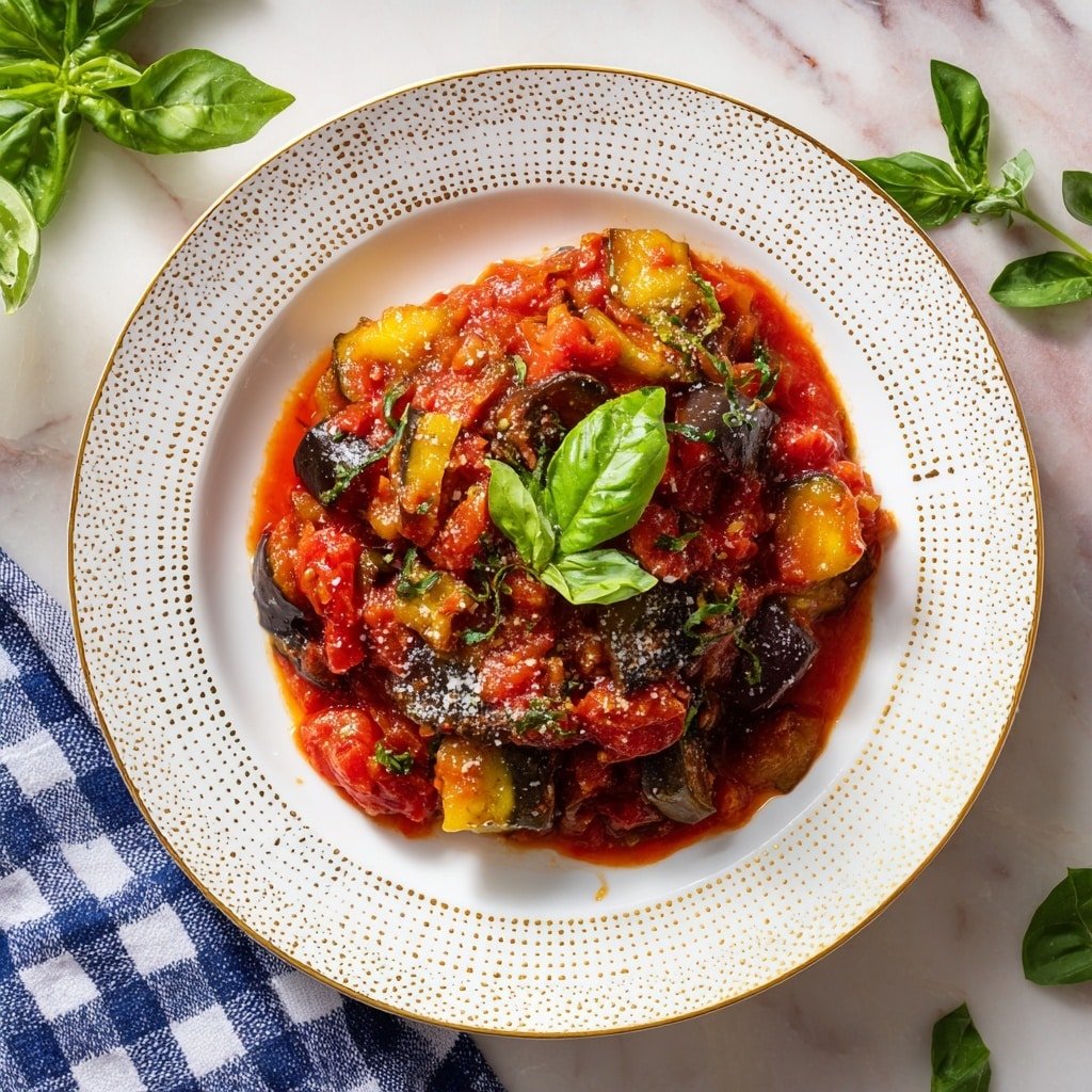 Classic Ratatouille Baking Dish Recipe - Recipe Image — Classic Ratatouille Baking Dish, ratatouille vegetable bake, healthier vegetable casserole, garden-fresh ratatouille, comforting fall dinner