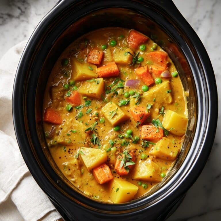 Creamy Crockpot Vegetable Curry Recipe