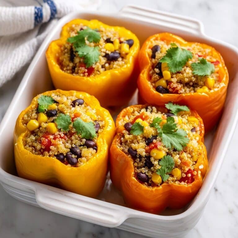 Stuffed Bell Peppers with Quinoa and Black Beans Recipe